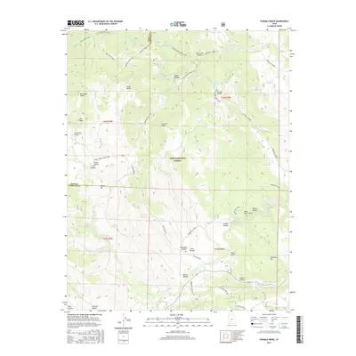 2017 Map of Fivemile Ridge, 2017 Print