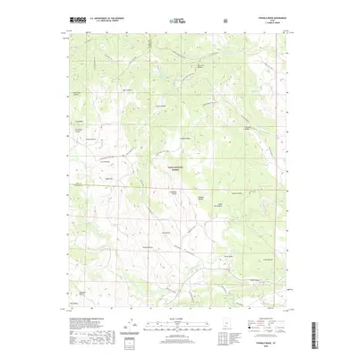 2020 Map of Fivemile Ridge, 2020 Print