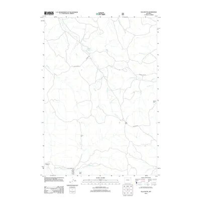 2012 Map of Flag Butte, 2012 Print