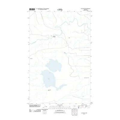2011 Map of Flag Butte, 2011 Print
