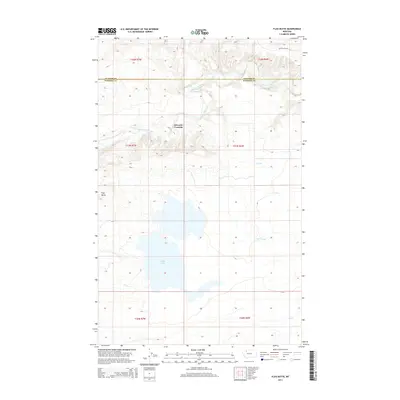 2014 Map of Flag Butte, 2014 Print