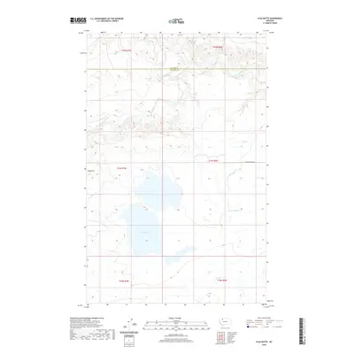 2020 Map of Flag Butte, 2020 Print