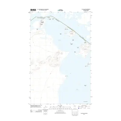 2013 Map of Flag Island, 2013 Print