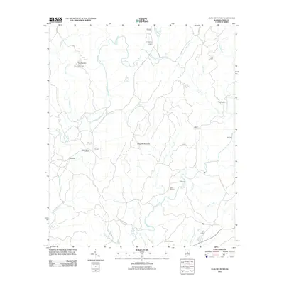 2011 Map of Flag Mountain, 2011 Print