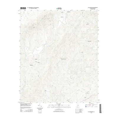 2014 Map of Flag Mountain, 2014 Print