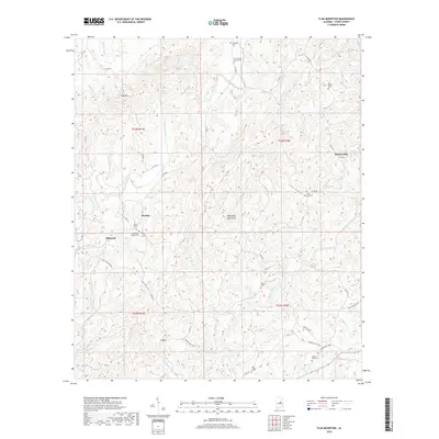 2018 Map of Flag Mountain, 2018 Print