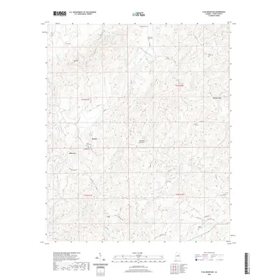 2020 Map of Flag Mountain, 2020 Print