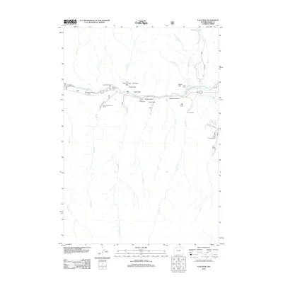 2012 Map of Flag Peak, 2012 Print