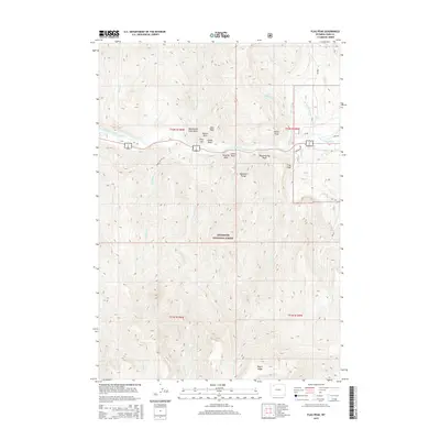 2015 Map of Flag Peak, 2015 Print