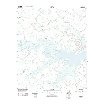 2010 Map of Flag Pond, 2010 Print