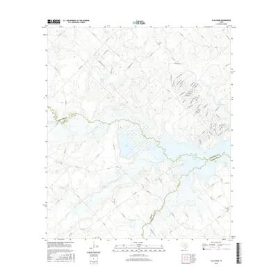 2016 Map of Flag Pond, 2016 Print