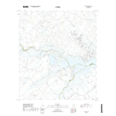 2019 Map of Flag Pond, 2019 Print