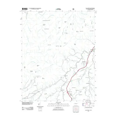 2011 Map of Flag Pond, 2011 Print
