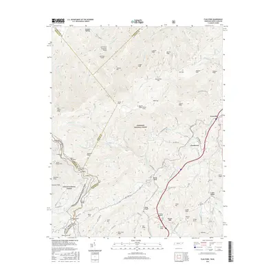 2016 Map of Flag Pond, 2016 Print
