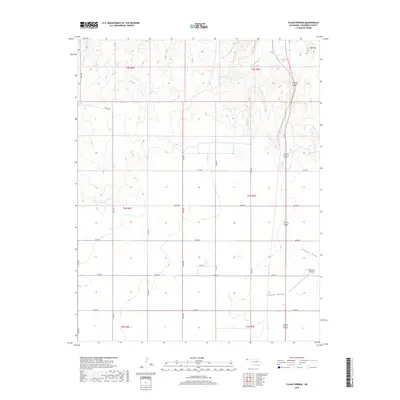 2018 Map of Flagg Springs, 2018 Print