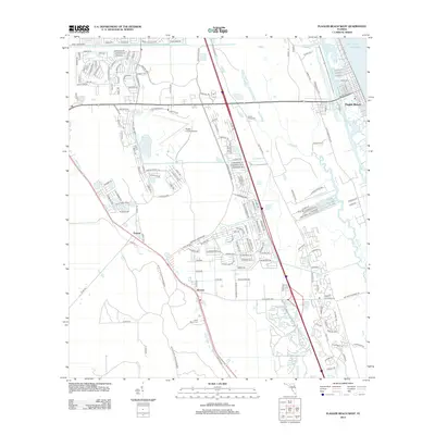 2012 Map of Flagler Beach West, 2012 Print