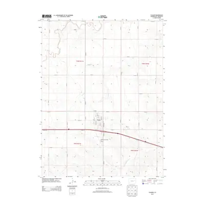 2013 Map of Flagler, 2013 Print