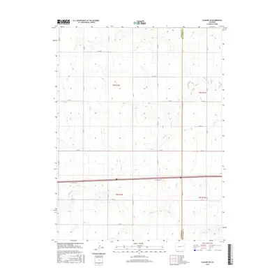 2016 Map of Flagler SW, 2016 Print