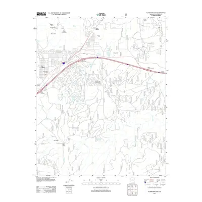 2011 Map of Flagstaff East, 2011 Print