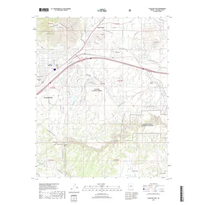 2018 Map of Flagstaff East, 2018 Print