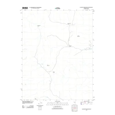 2012 Map of Flagstaff Mountain, 2012 Print