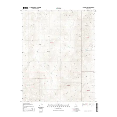 2014 Map of Flagstaff Mountain, 2014 Print