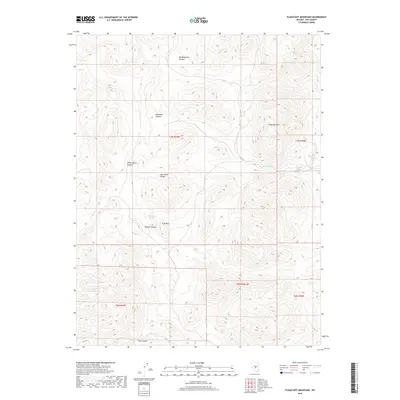 2018 Map of Flagstaff Mountain, 2018 Print