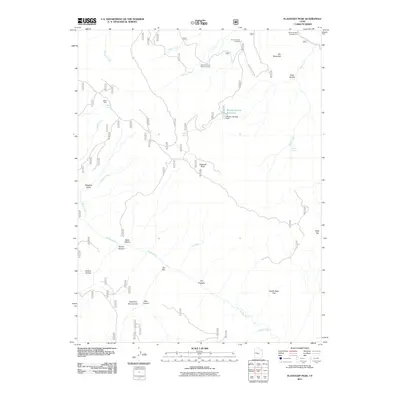 2011 Map of Flagstaff Peak, 2011 Print