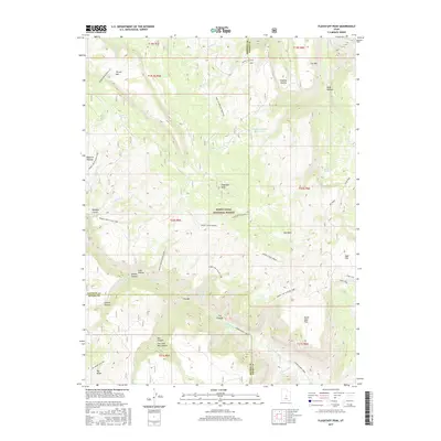 2017 Map of Flagstaff Peak, 2017 Print