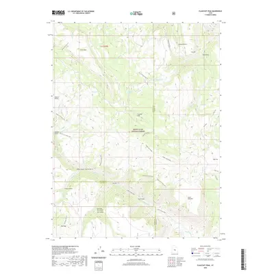 2020 Map of Flagstaff Peak, 2020 Print