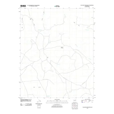 2010 Map of Flagstone Mountain, 2010 Print