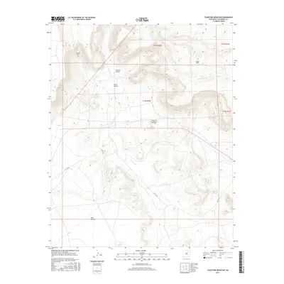 2017 Map of Flagstone Mountain, 2017 Print
