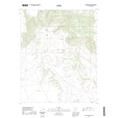 2023 Map of Flagstone Mountain, 2023 Print