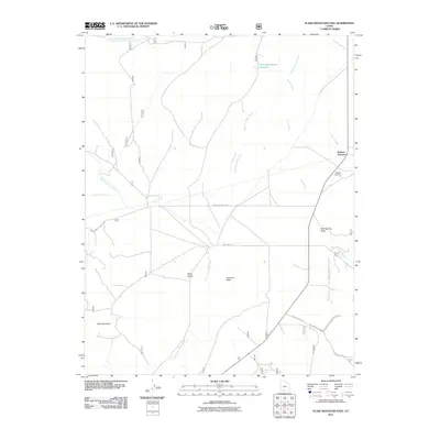 2011 Map of Flake Mountain East, 2011 Print