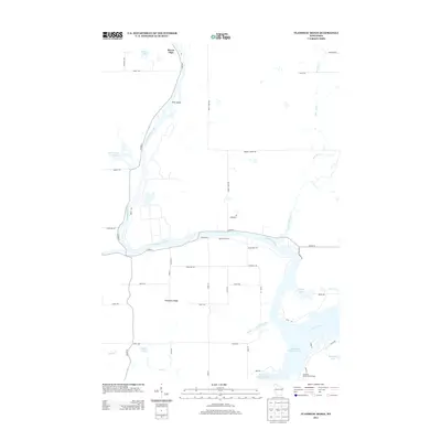 2013 Map of Flambeau Ridge, 2013 Print