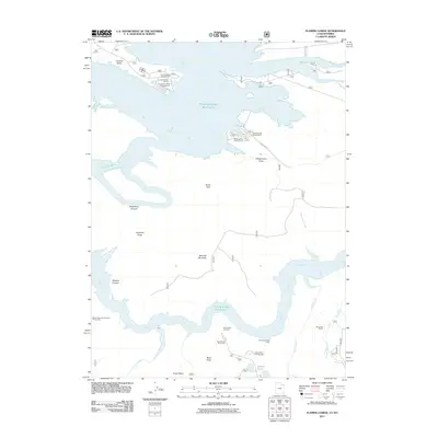 2011 Map of Flaming Gorge, 2011 Print