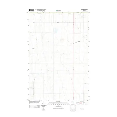 2013 Map of Flaming, 2013 Print