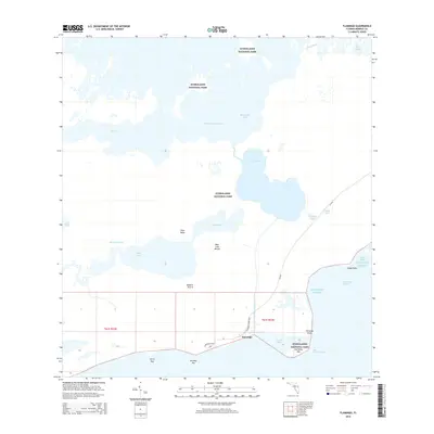 2015 Map of Flamingo, 2015 Print