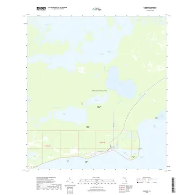2018 Map of Flamingo, 2018 Print