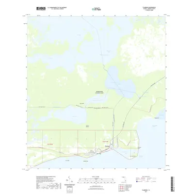 2021 Map of Flamingo, 2021 Print