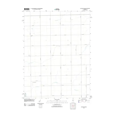 2012 Map of Flanagan SW, 2012 Print