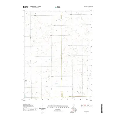 2021 Map of Flanagan SW, 2021 Print