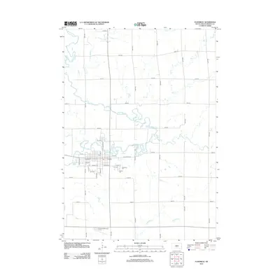 2012 Map of Flandreau, 2012 Print