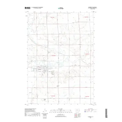 2017 Map of Flandreau, 2017 Print