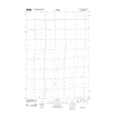 2012 Map of Flandreau NE, 2012 Print