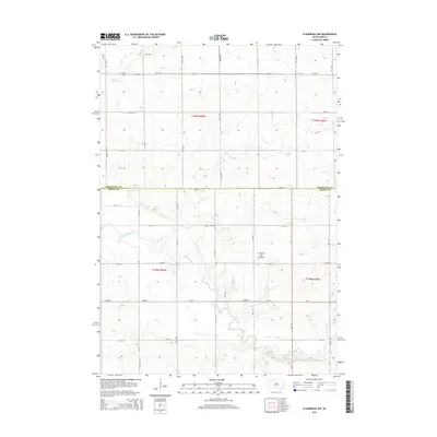 2015 Map of Flandreau NW, 2015 Print