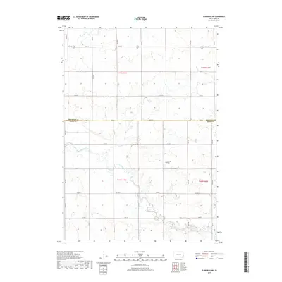 2017 Map of Flandreau NW, 2017 Print