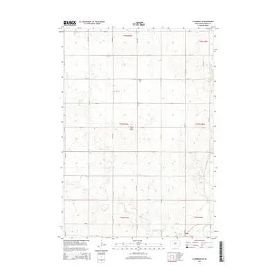 2015 Map of Flandreau SW, 2015 Print