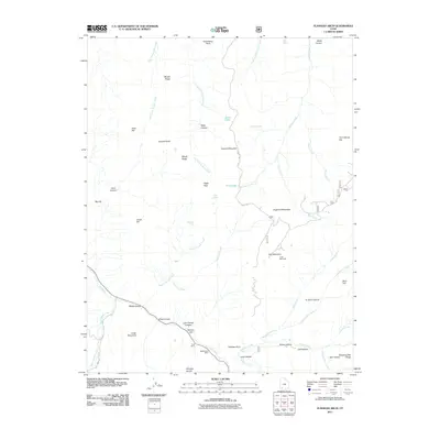 2011 Map of Flanigan Arch, 2011 Print