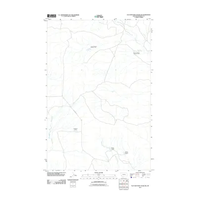 2011 Map of Flat Bottom Coulee NE, 2011 Print